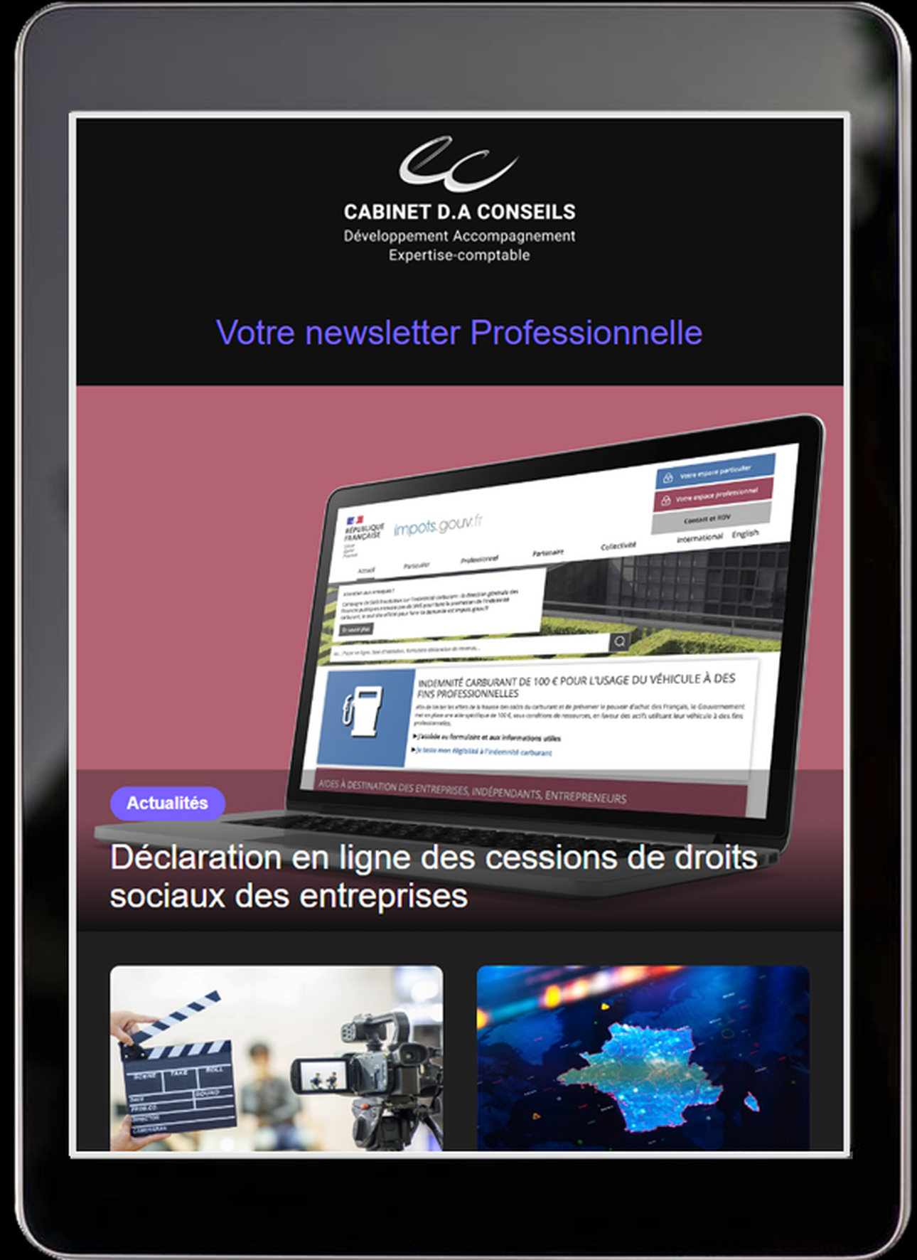 Votre newsletter hebdo